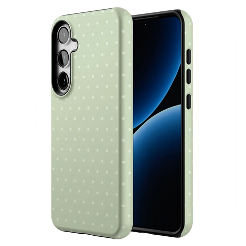 On the Dot | Green Polka Dot Case