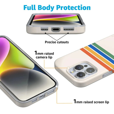 Totally Groovy | Rainbow Stripes Color Block Case