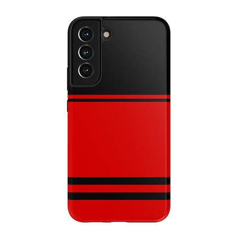 Storm Warning | Black & Red Stripes Case