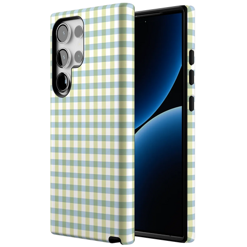Pastel Picnic | Blue & Green Gingham Case