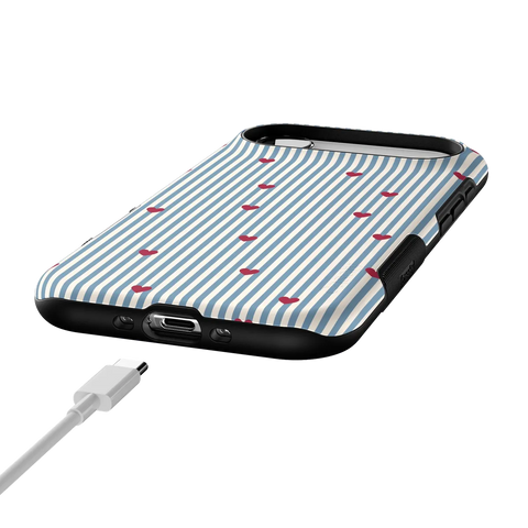 Love Lines | Blue Stripes Case