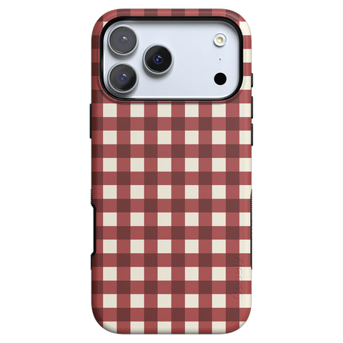 Checked Twice | Red Plaid Case