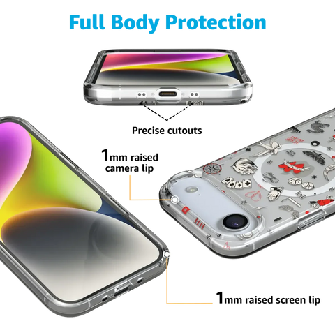 Not a Phase | Clear Flash Tattoo Case