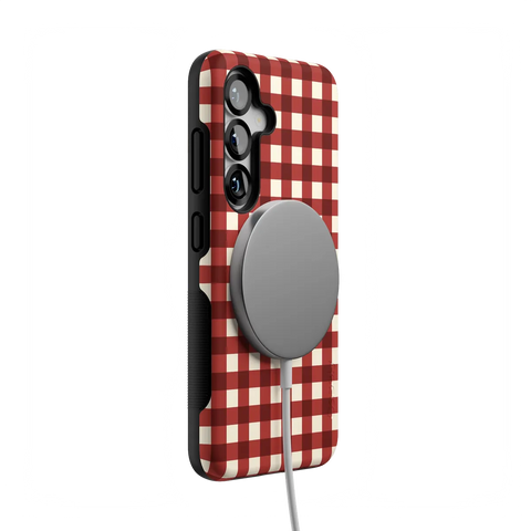 Checked Twice | Red Plaid Case