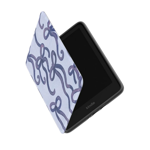 Love Me Knot | Blue Bow Kindle Case