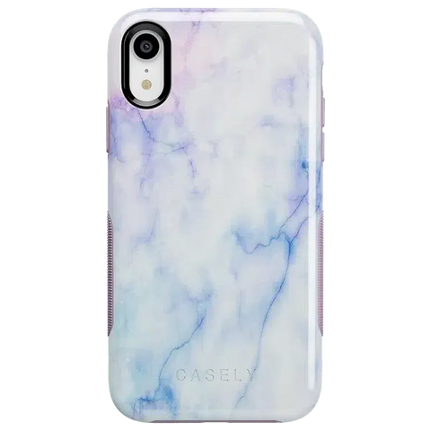 Cotton Candy | Blue & Purple Marble Case