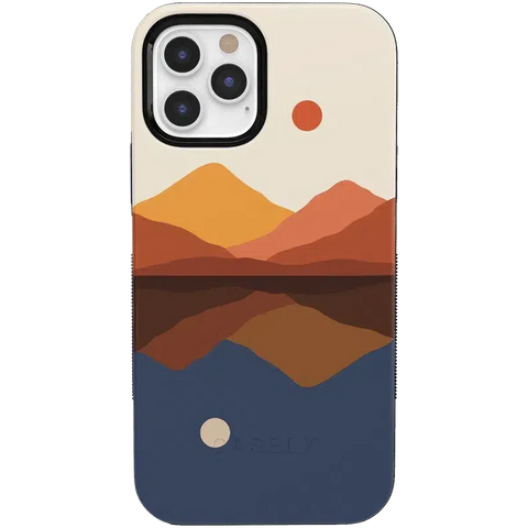 Opposites Attract | Day & Night Colorblock Mountains Case