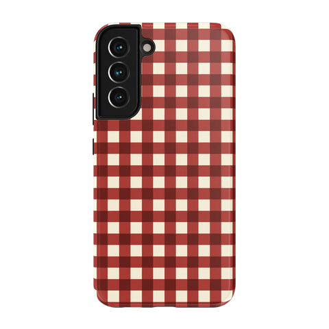 Checked Twice | Red Plaid Case
