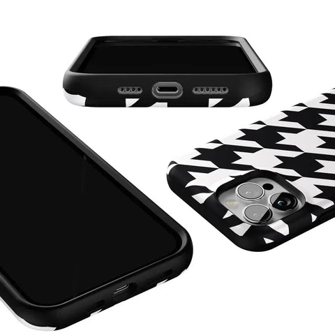 Houndstooth | High Contrast Design Case