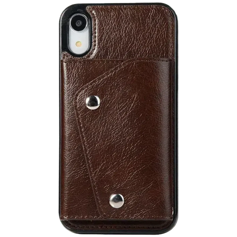Brown Vegan Leather | Wallet Case