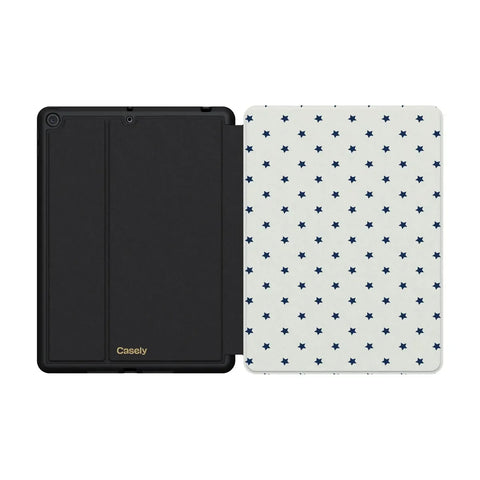 Tiny Stars | Blue & White iPad Case