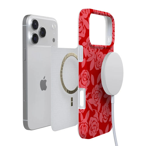 Final Rose | Red & Pink Floral Case