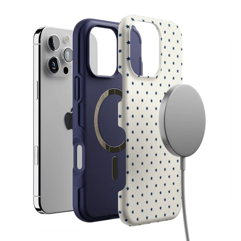 Tiny Stars | Blue & White Case