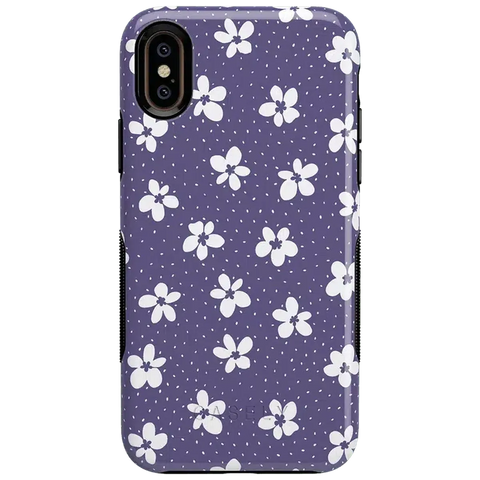 Flower My World | Purple Mauve Floral Case