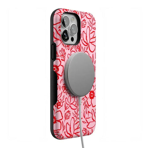 Blush Garden | Floral Doodle Case