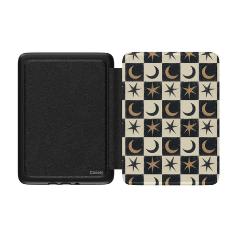 Mystic Moonstar | Black Celestial Kindle Case