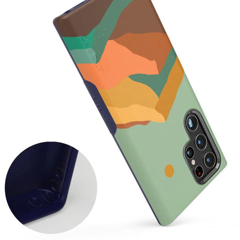 Endless Peaks | Colorblock Mountain Samsung Case