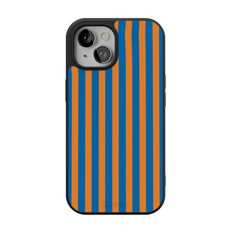 Go New York | Blue & Orange Stripes Case