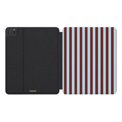Sunday in Brooklyn | Blue Stripes iPad Case