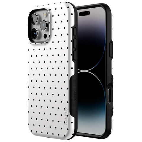 On the Dot | Black Polka Dot Case