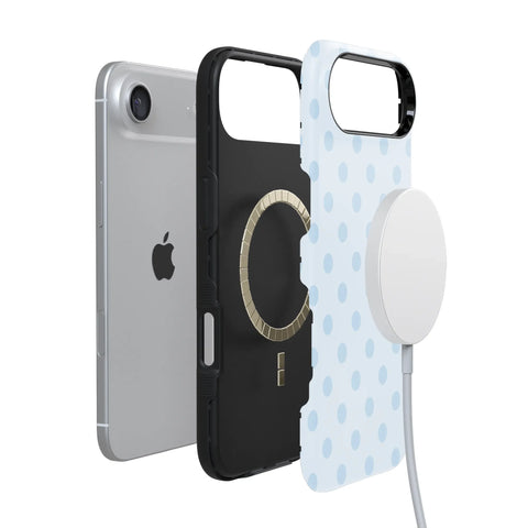 Spotted in SoHo | Light Blue Polka Dot Case