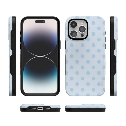 Spotted in SoHo | Light Blue Polka Dot Case