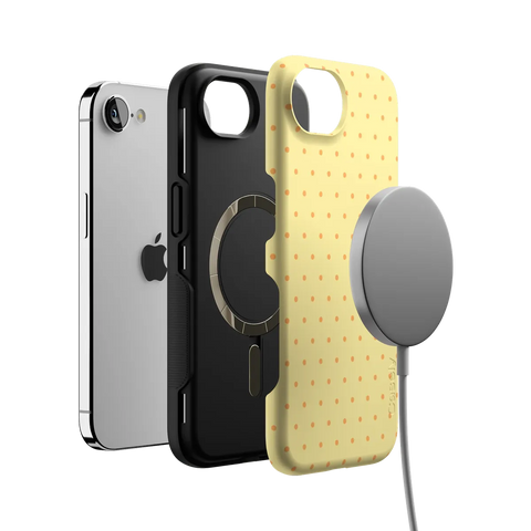 On the Dot | Yellow Polka Dot Case