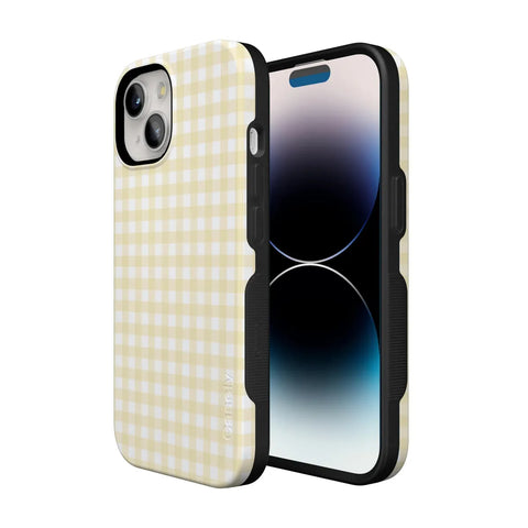 Pastel Picnic | Yellow Gingham Case
