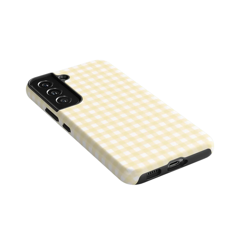 Pastel Picnic | Yellow Gingham Case