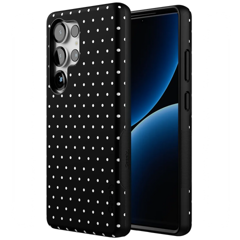 On the Dot | White Polka Dot Case