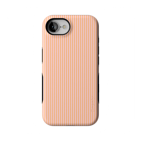 Stripes and the City | Orange & Pink Pinstripe Case