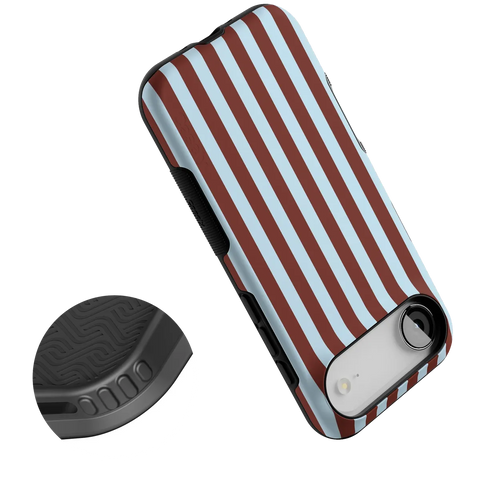 Sunday in Brooklyn | Blue Stripes Case