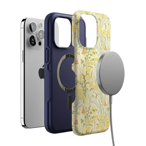 Boho Blooms | Golden Floral Case