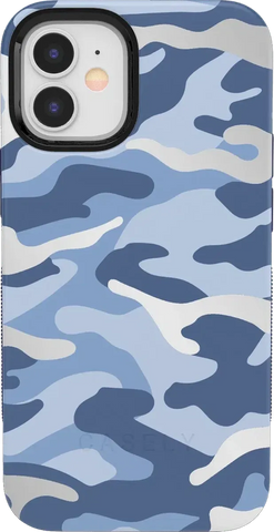 In Formation | Metallic Blue Camo Case
