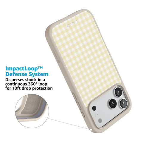 Pastel Picnic | Yellow Gingham Case