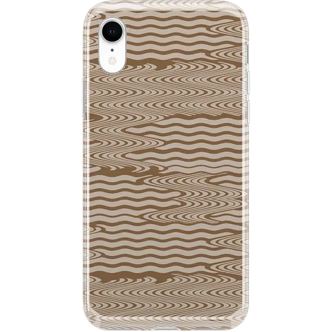 Mocha Ripple | Brown Waves Case