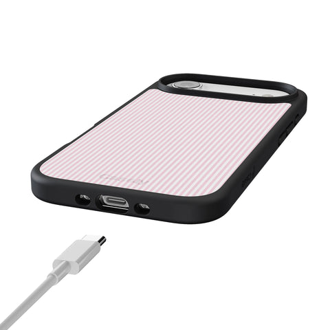 Stripes and the City | Light Pink Pinstripe Case