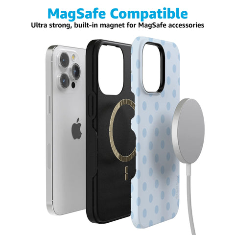 Spotted in SoHo | Light Blue Polka Dot Case