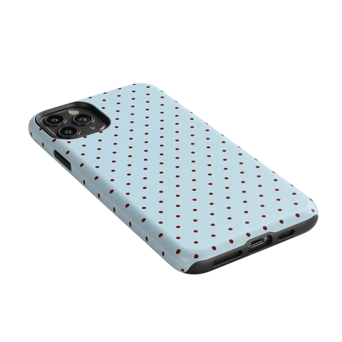 On the Dot | Blue Polka Dot Case
