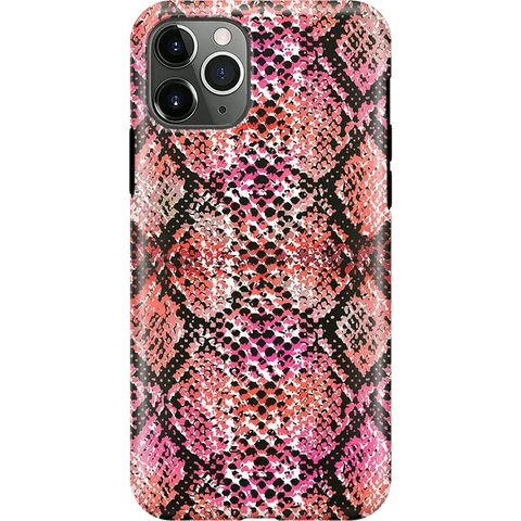 Snake Along | Red Snake Skin Case