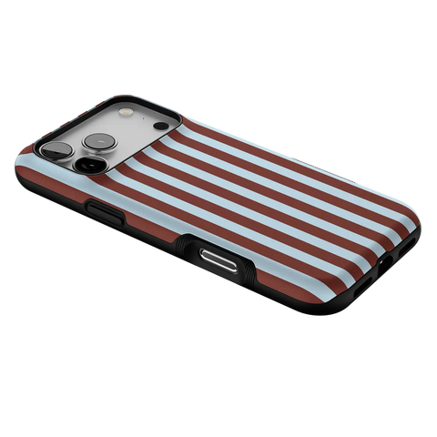 Sunday in Brooklyn | Blue Stripes Case