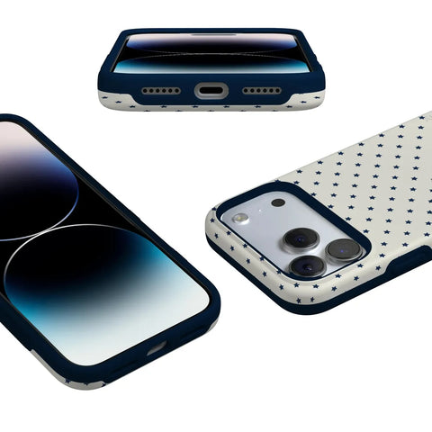 Tiny Stars | Blue & White Case