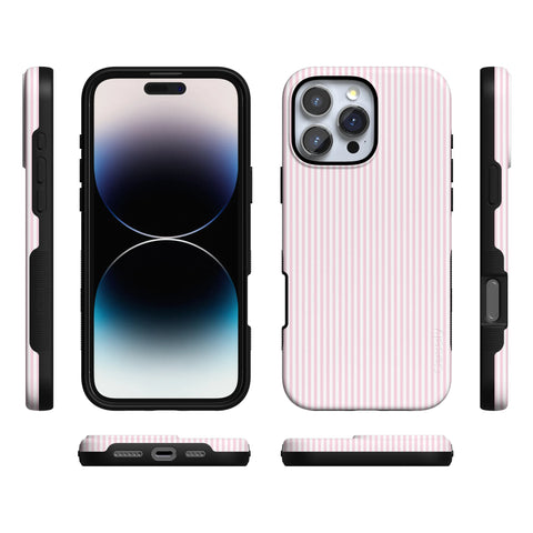 Stripes and the City | Light Pink Pinstripe Case