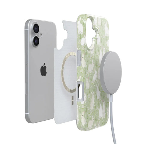 Hop to it | Green Bunny Case