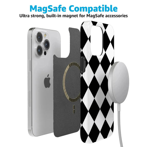 Black Checkerboard | High Contrast Design Case