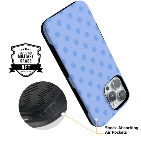 Spotted in SoHo | Periwinkle Polka Dot Case