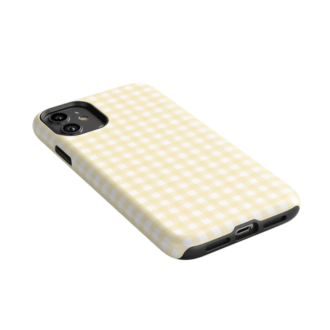 Pastel Picnic | Yellow Gingham Case