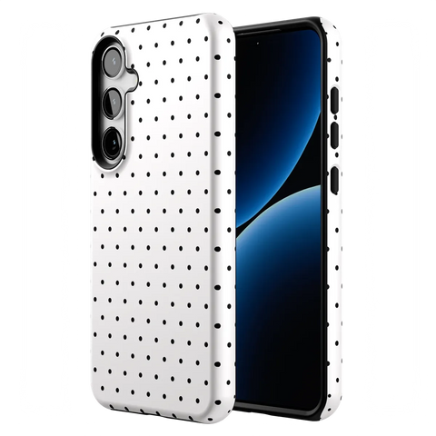 On the Dot | Black Polka Dot Case
