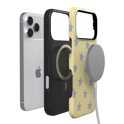 Shine Bright | Butter Yellow Stars Case