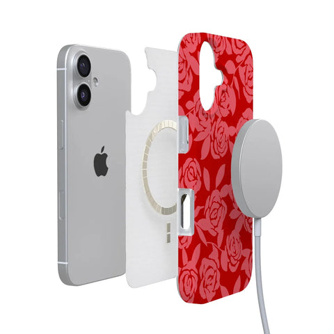 Final Rose | Red & Pink Floral Case